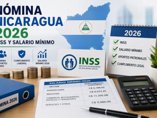 Nómina en Nicaragua 2026: INSS, INATEC y Salario Mínimo